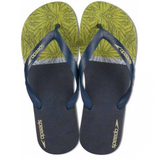 CHINELO SPEEDO LEAF - AZUL/AMARELO